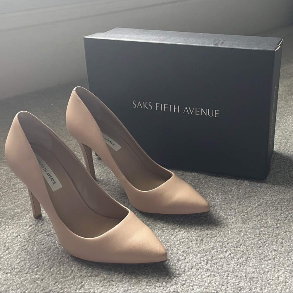 Saks Fifth Avenue Nude Heels